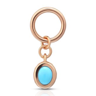 Created Turquoise Charm