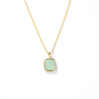 Amazonite Pendant Necklace – Optional Natural Stones