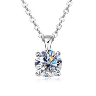 Moissanite Pendant Necklace